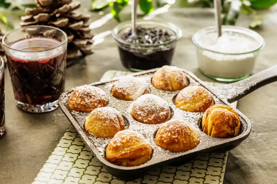 Gammeldags æbleskiver