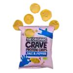 Linsechips med salt og peber