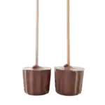 Chokolade-rørepinde, lys