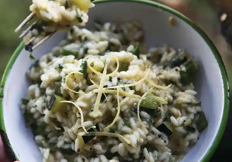 Fennikelrisotto med mascarpone & basilikum