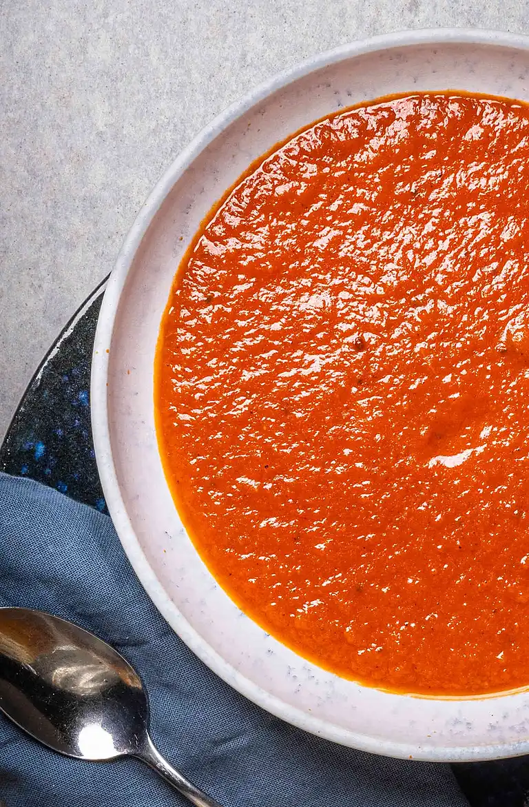 Iskold tomat- og melonsuppe