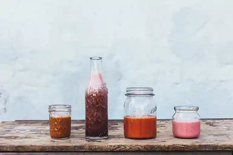 Jordbær- og kokosnøddemælk