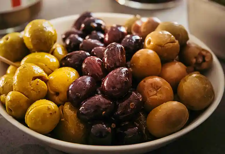 Kartoffelsalat med oliven