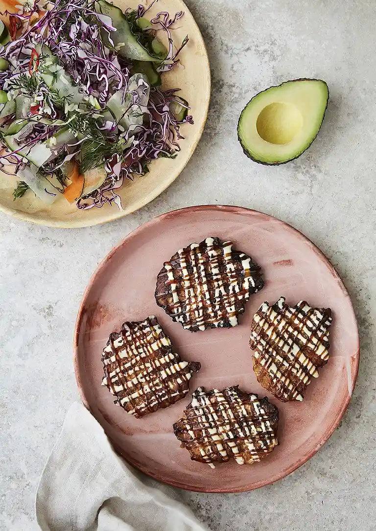 Okonomiyaki - Japanske pandekager