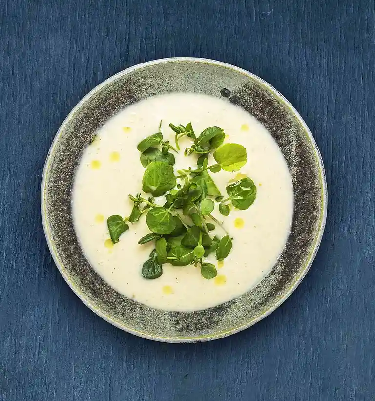 Vintersuppe med sprøde chips